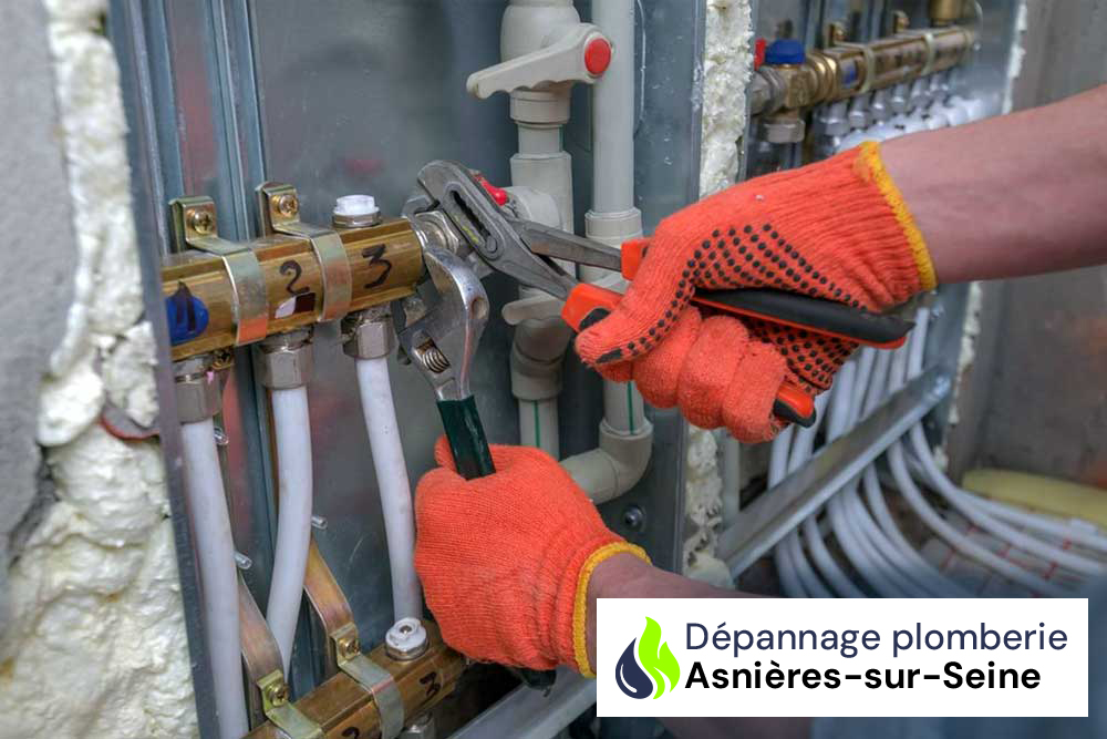 Installation plomberie Asnières-sur-Seine